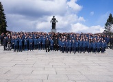 «Зенит» почтил память жертв Великой Отечественной войны на Пискаревском мемориальном кладбище